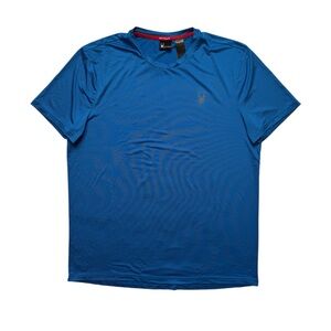 Spyder Active Sport ProWeb Blue Tee Shirt For Men